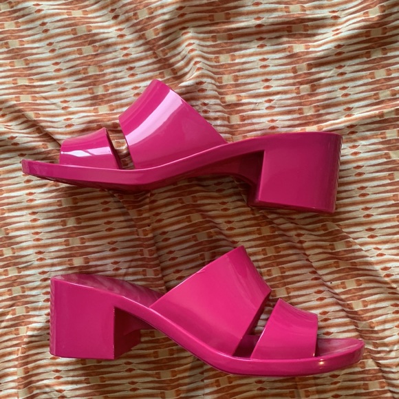 Los Angeles Apparel pvc sandal open back slides summer pool beach resort - Picture 3 of 6